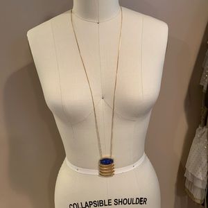 Madewell long pendant necklace w/ matching ring